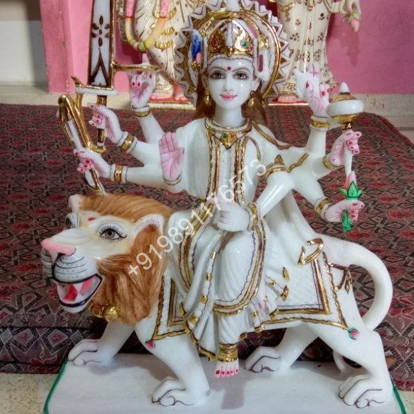 Durga Mata Marble Murti